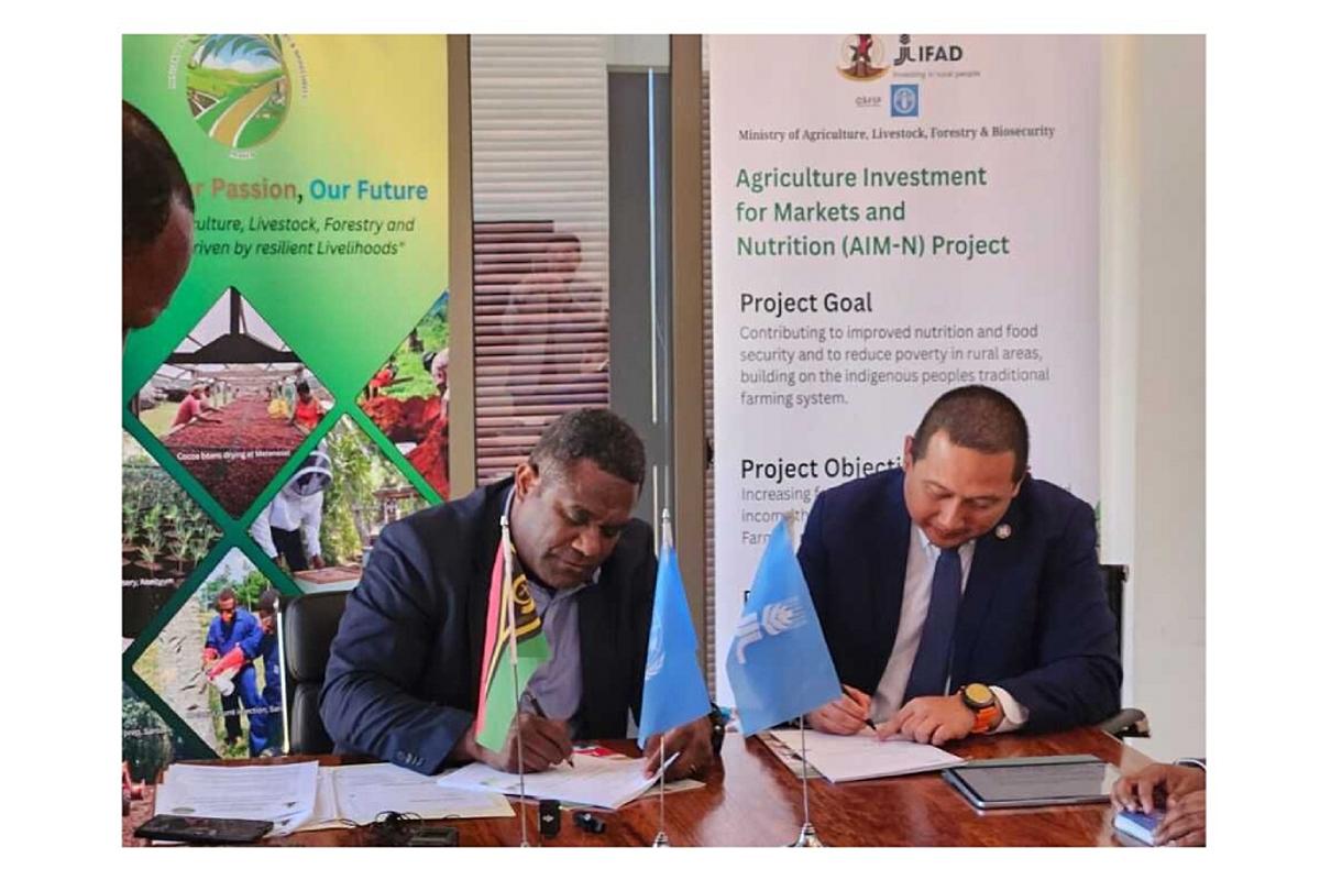 IFAD, Vanuatu launch $11-M food security project