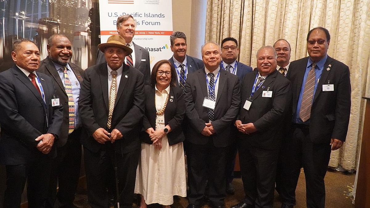 PM Marape Urges Trade and Investment at US–Pacific Islands Business Forum in New York