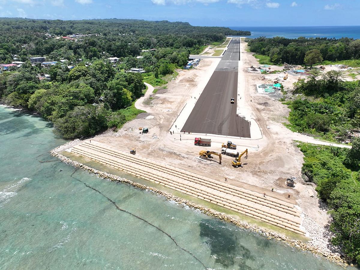 Santa Cruz Airfield Upgrade Makes Significant Progress