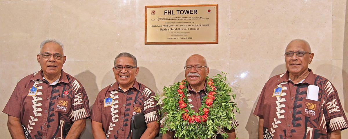 Prime Minister Rabuka Officially Opens Fiji’s First Green-Certified FHL Tower