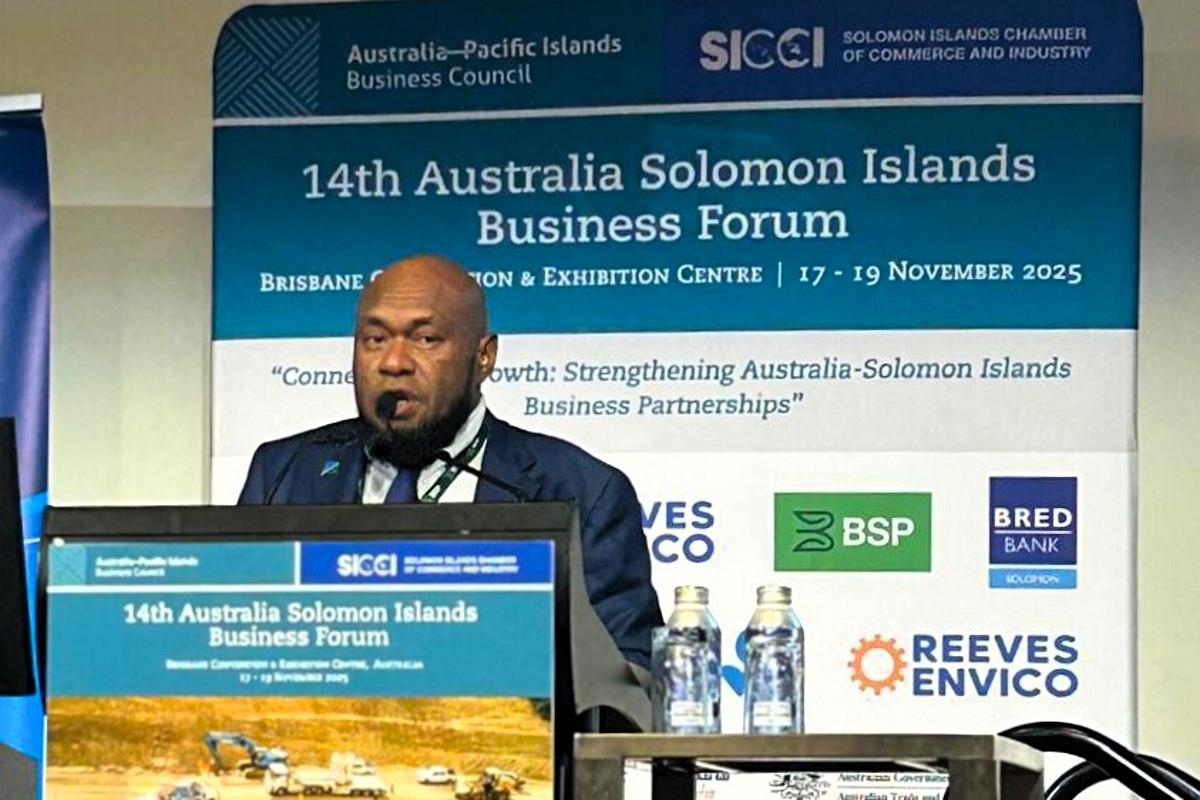 World Bank–MMERE Collaboration Highlighted at 14th Australia–Solomon Islands Business Forum