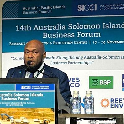 World Bank–MMERE Collaboration Highlighted at 14th Australia–Solomon Islands Business Forum