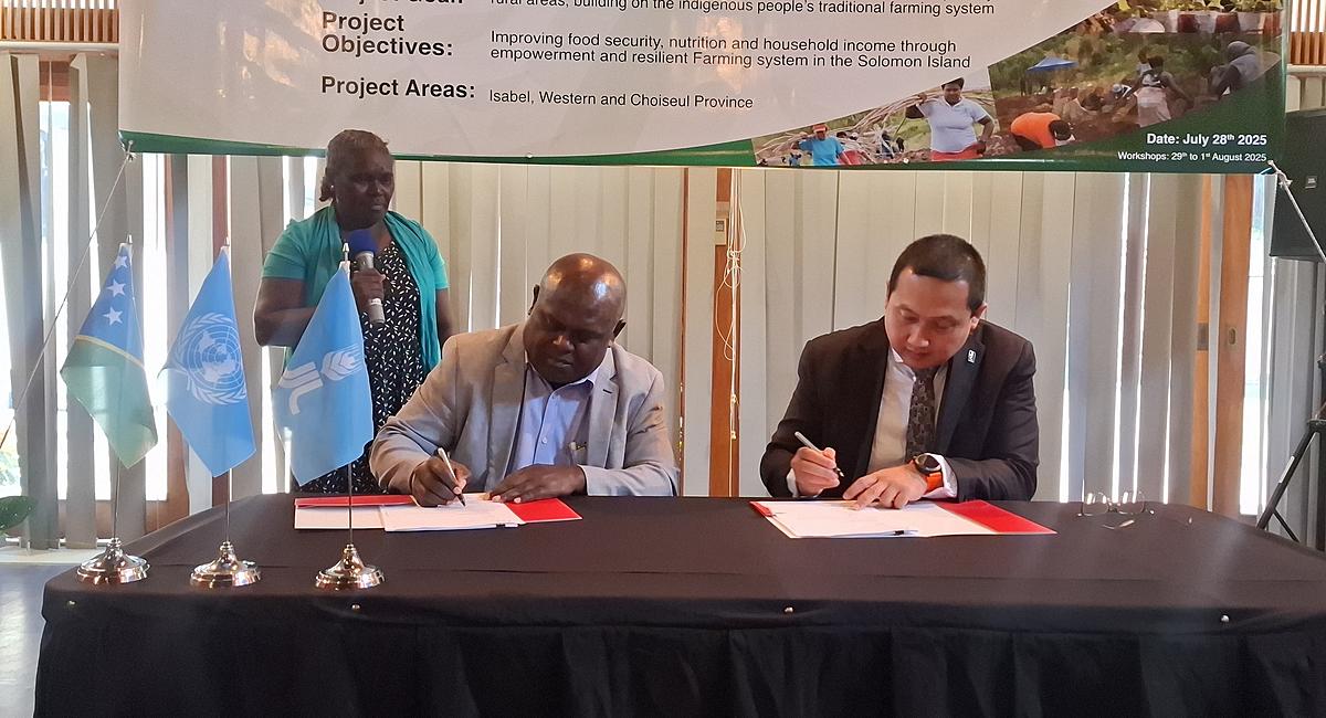 Solomon Islands and IFAD Partner on $20 Million Project to Tackle Malnutrition and Boost Rural Resilience